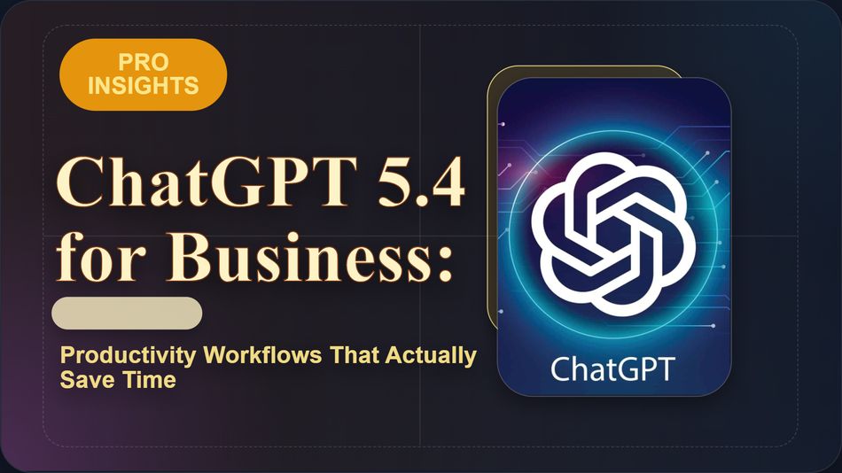 ChatGPT 5.4 for Business: Productivity Workflows That Actually Save Time