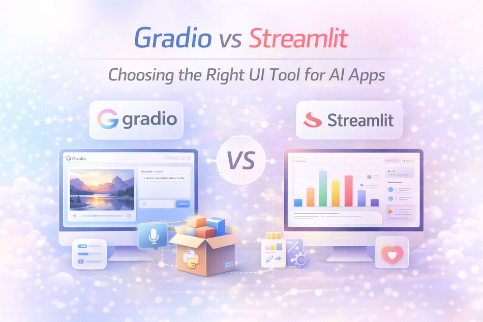 Gradio vs Streamlit: Choosing the Right UI Tool for AI Apps