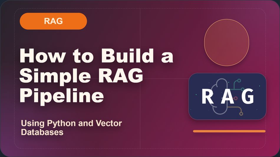 How to Build a Simple RAG Pipeline Using Python and Vector Databases