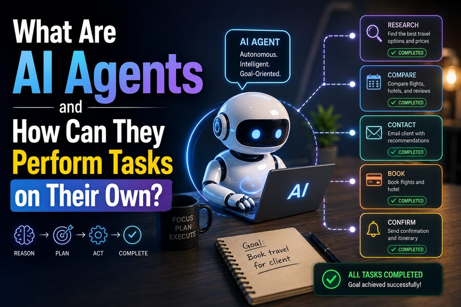 What Are AI Agents and How Can They Perform Tasks on Their Own? 🤖🧠⚙️