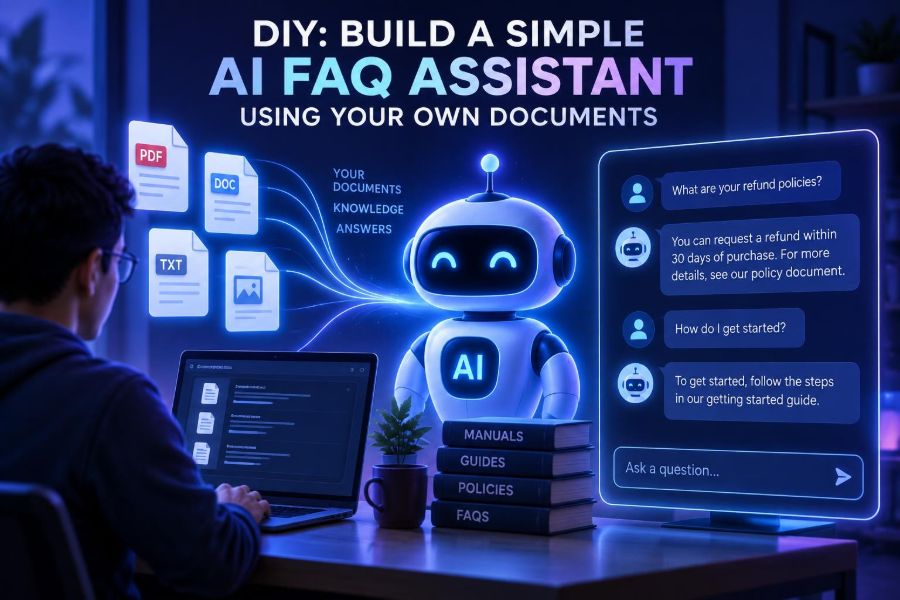 π€ DIY: Build a Simple AI FAQ Assistant Using Your Own Documents