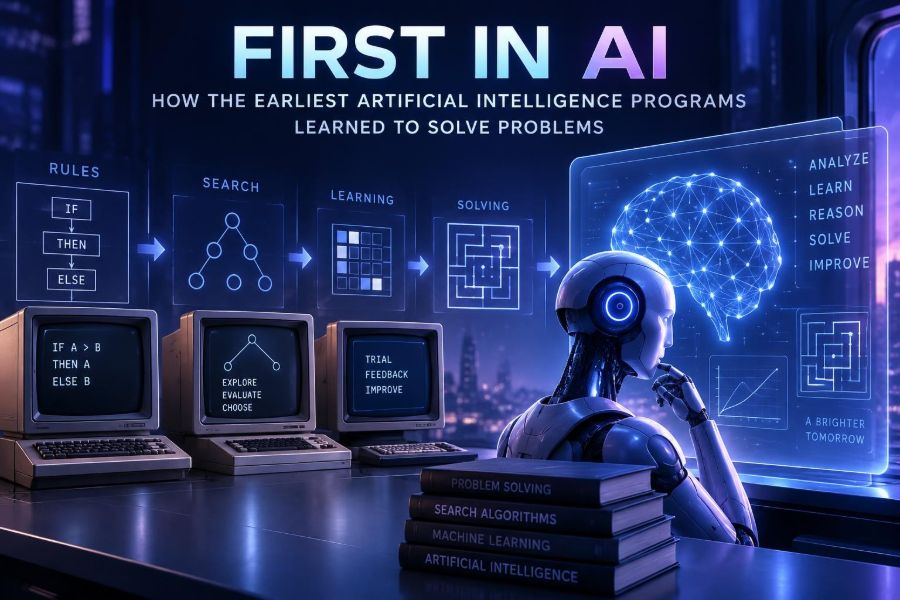 🤖 First in AI: How the Earliest Artificial Intelligence Programs Learned to Solve Problems