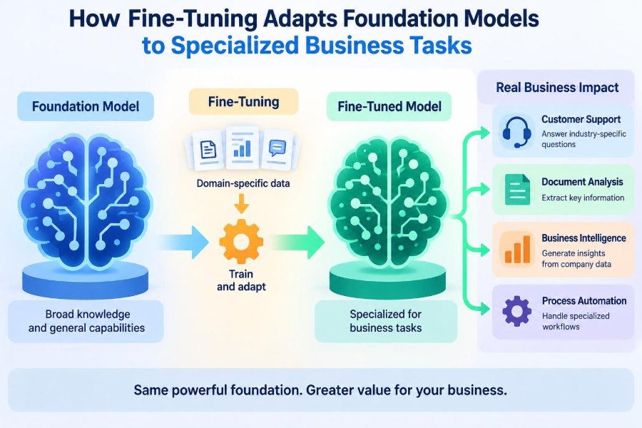 🎯 How Fine-Tuning Adapts Foundation Models to Specialized Business Tasks