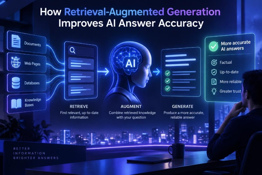 🤖 How Retrieval-Augmented Generation Improves AI Answer Accuracy