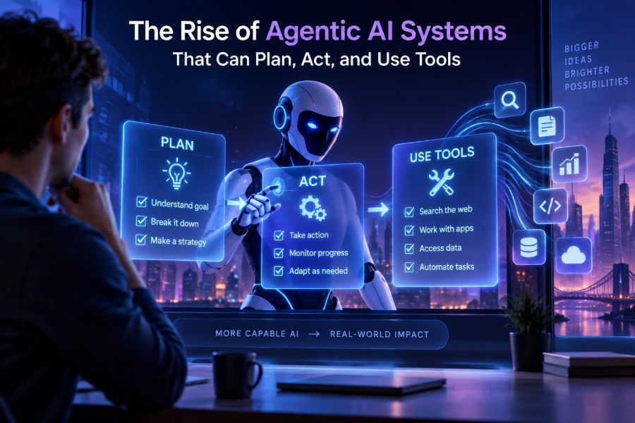 🧠 The Rise of Agentic AI Systems That Can Plan, Act, and Use Tools