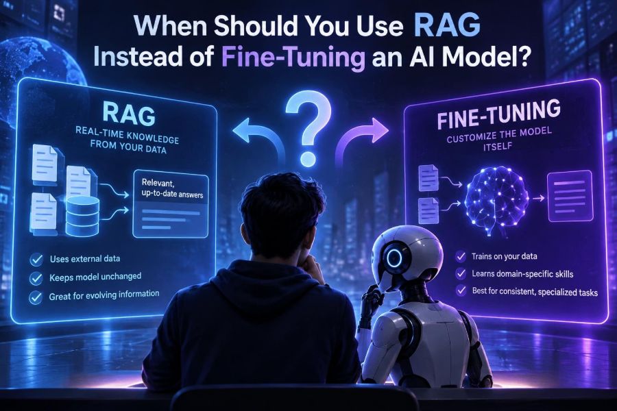 π€ When Should You Use RAG Instead of Fine-Tuning an AI Model?