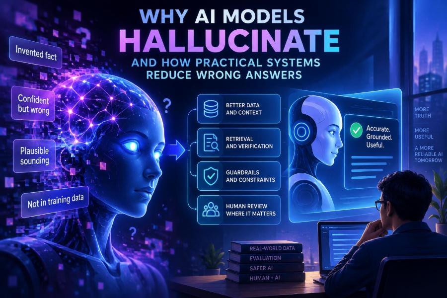 π§ Why AI Models Hallucinate and How Practical Systems Reduce Wrong Answers