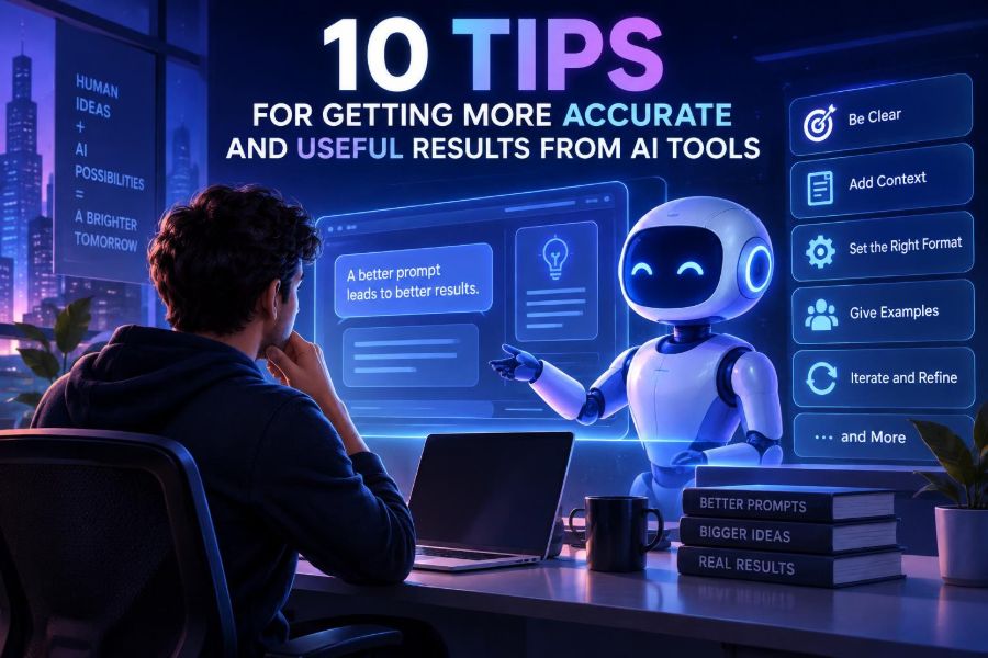 🤖 10 Tips for Getting More Accurate and Useful Results from AI Tools