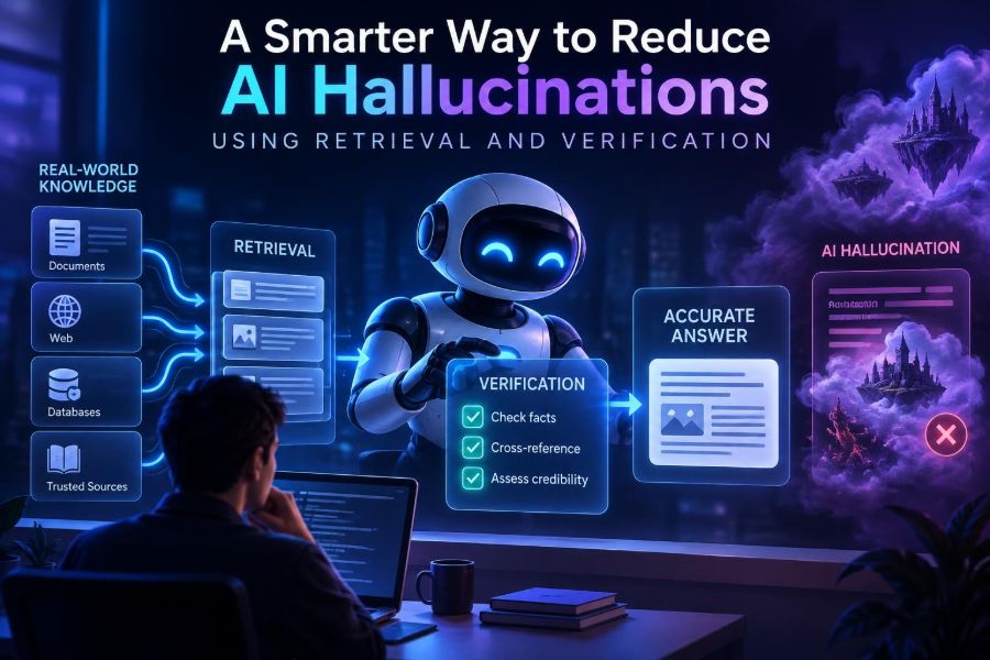 π€ A Smarter Way to Reduce AI Hallucinations Using Retrieval and Verification