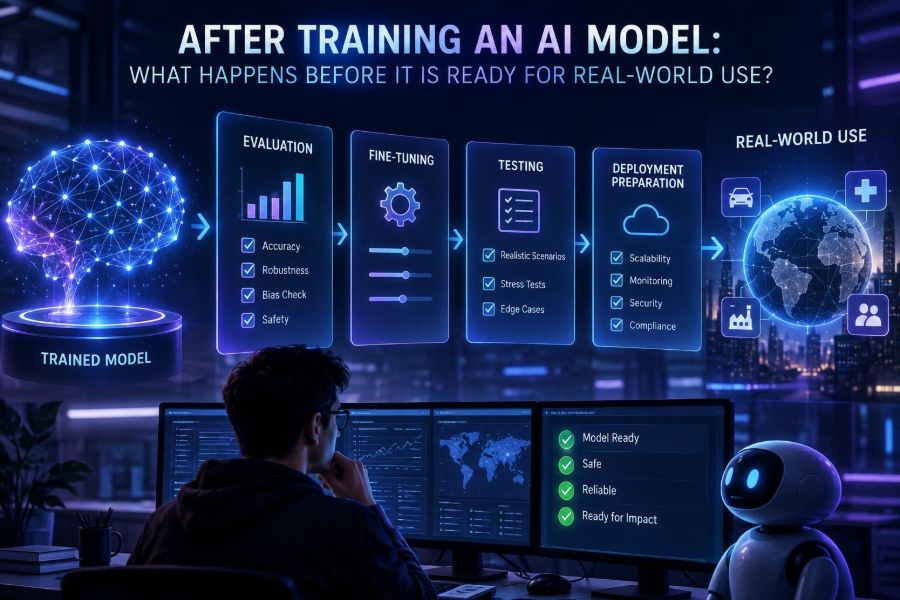 🤖 After Training an AI Model: What Happens Before It Is Ready for Real-World Use?