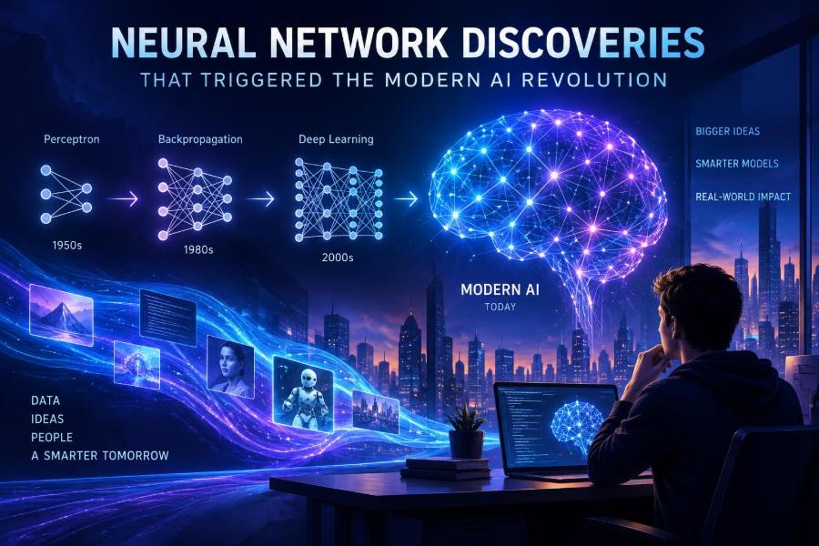 🤖 Discoveries in Neural Networks That Triggered the Modern AI Revolution