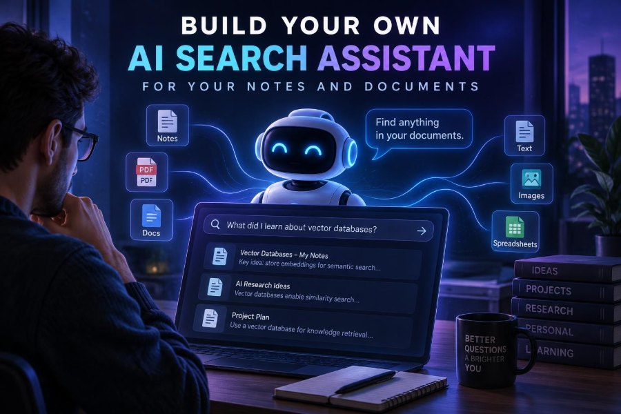 π€ DIY: Build a Personal AI Search Assistant for Your Own Notes and Documents