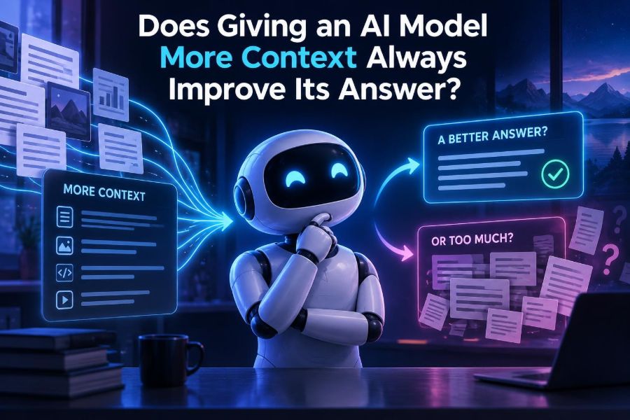🤖 Does Giving an AI Model More Context Always Improve Its Answer?