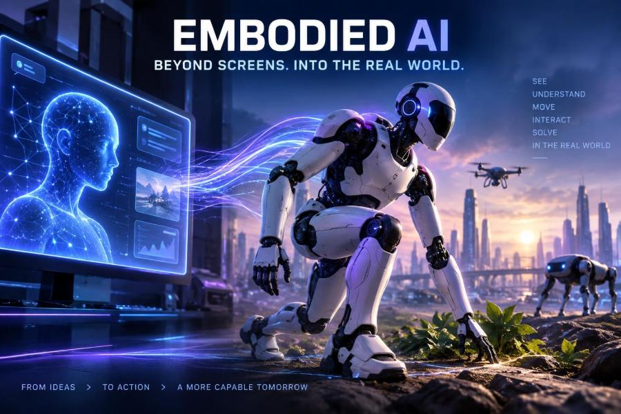 🧠 Embodied AI: Why the Next AI Revolution Is Moving from Screens into Robots and the Physical World