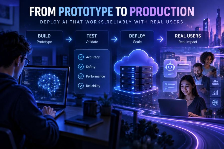 π€ From Prototype to Production: How to Deploy an AI Model That Works Reliably with Real Users