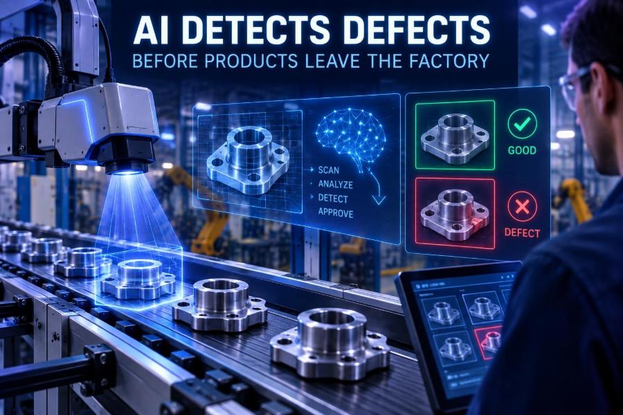 ๐ค How Manufacturers Use AI to Detect Defects Before Products Leave the Factory