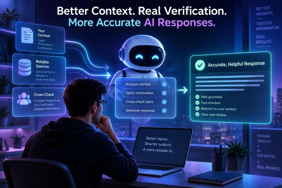 🤖 How to Make AI Responses More Accurate with Better Context and Verification