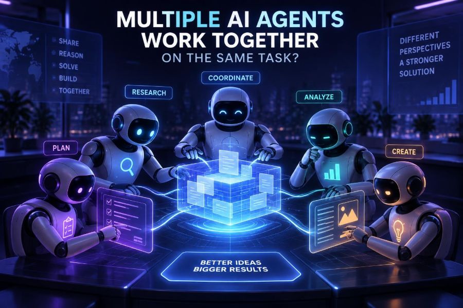 🤖 What Happens When Multiple AI Agents Work Together on the Same Task?
